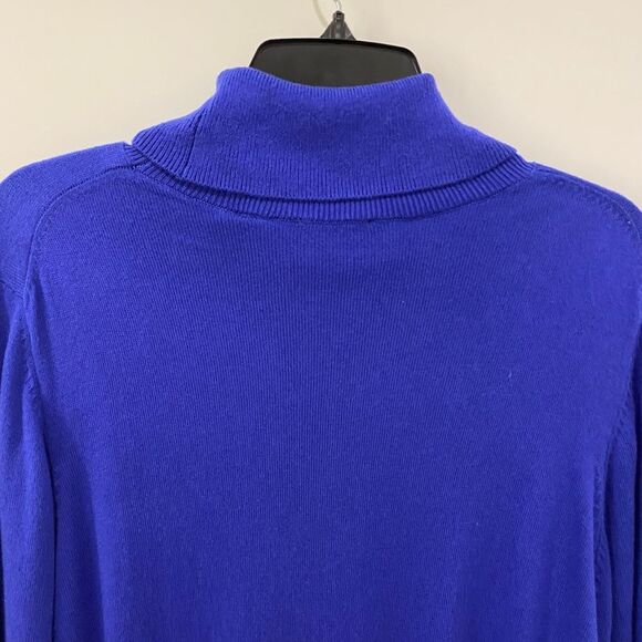 Ted Baker London Aavvaa Knitted Dress W/Ruched Side Detail, Blue. Size 5, US 12 - Picture 9 of 16